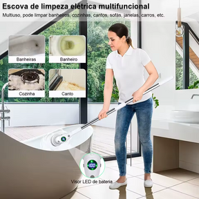 Escova Elétrica de Limpeza Rotativa By CasaDecor