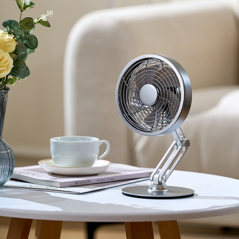 Desktop 360° Rotatable Foldable Metal Mini Fan