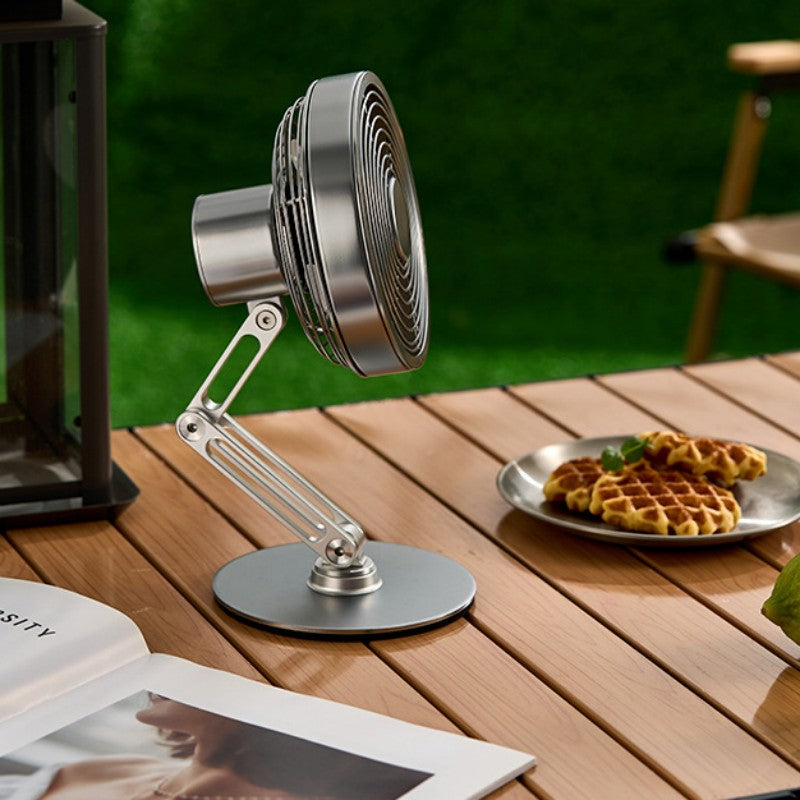 Desktop 360° Rotatable Foldable Metal Mini Fan